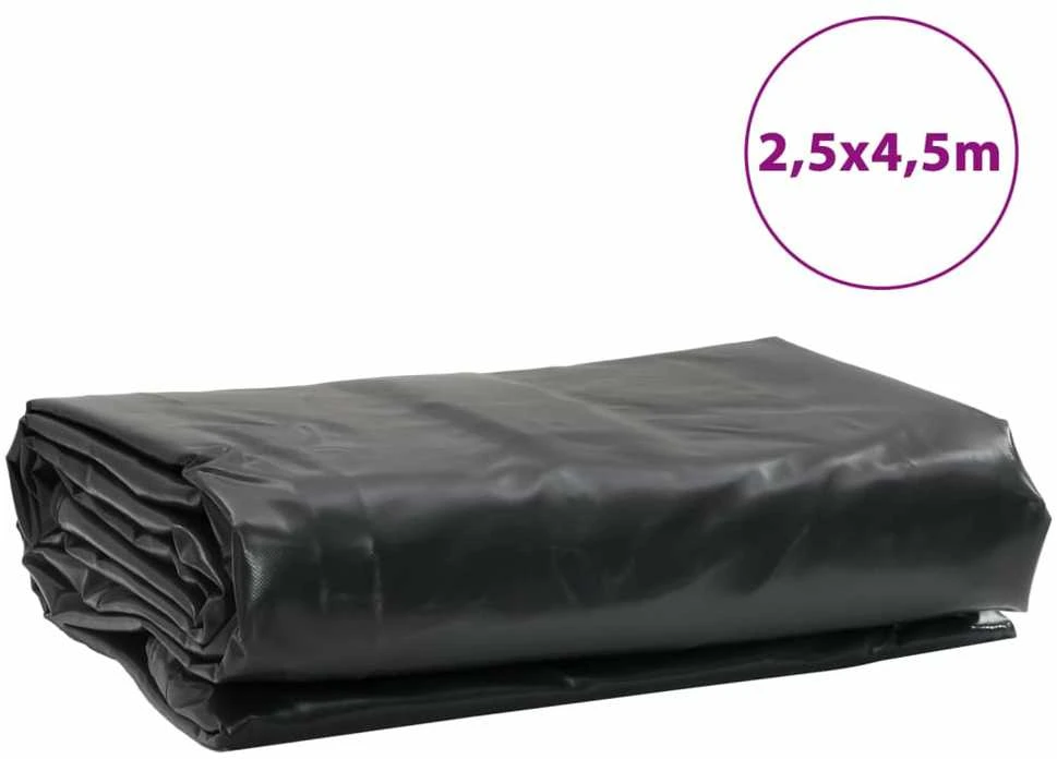 Tentas, juodos spalvos, 2,5x4,5m, 650g/m²