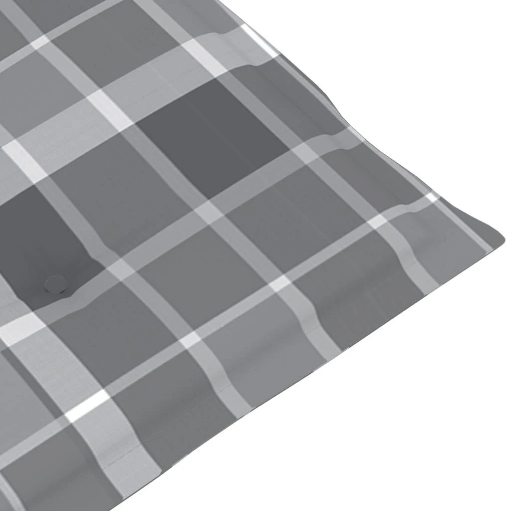 Terasos kėdės pagalvėlė, pilka, (75+105)x50x4cm, languota