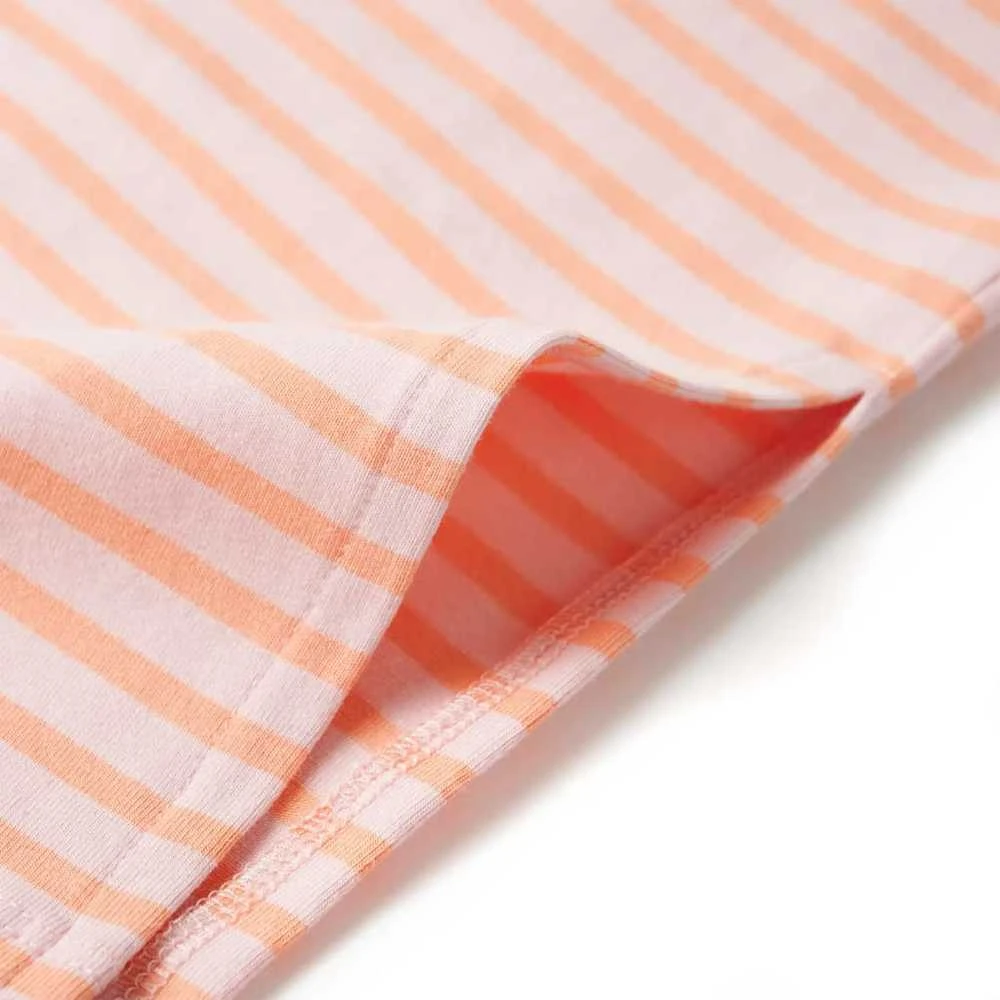 Tiesus vaikiškas sijonas su dryžiais, rožinės spalvos, 104 dydžio