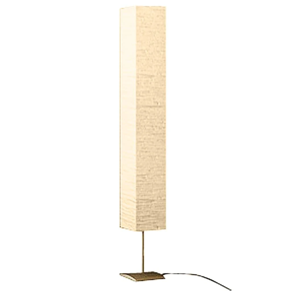 Pakabinamas šviestuvas Toršeras, Kvadrato Formos Gaubtu, 3 lempučių, Kreminės spalvos, 170 cm