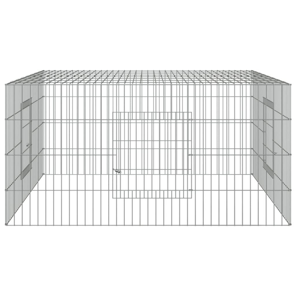 Triušių narvas, 110x110x55cm, galvanizuota geležis