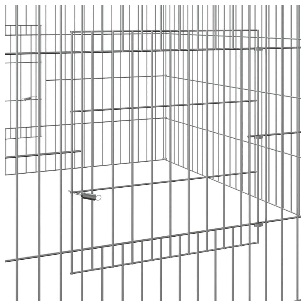 Triušių narvas, 110x110x55cm, galvanizuota geležis