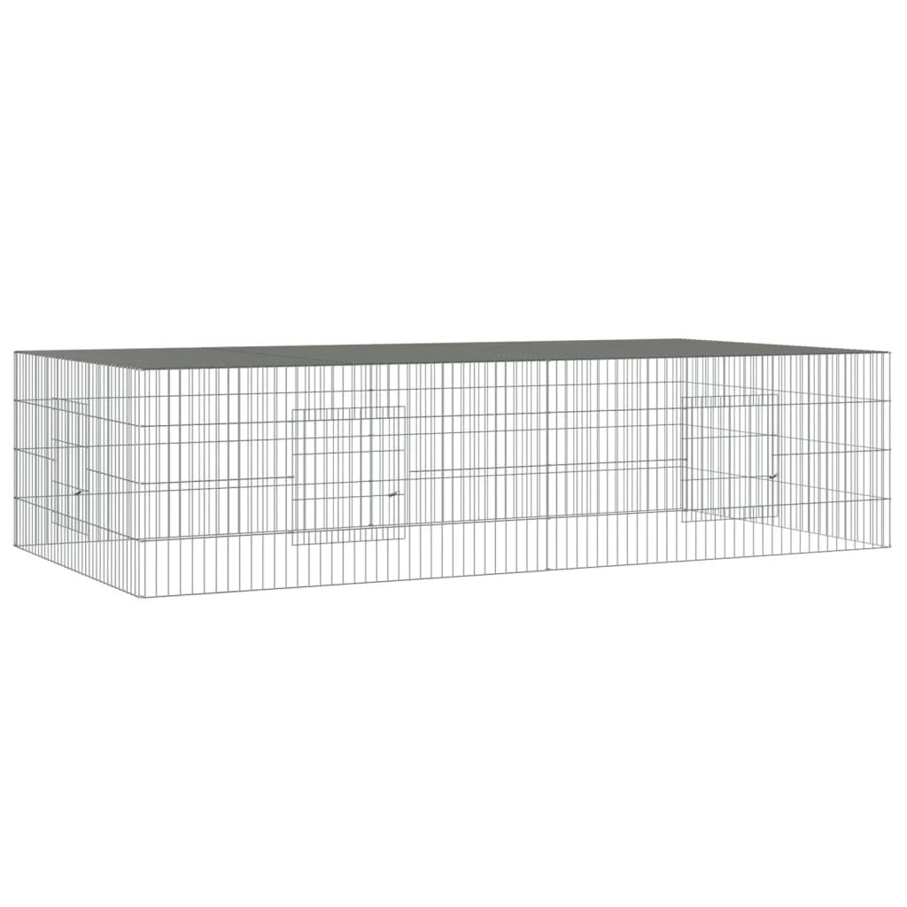 Triušių narvas, 2 segmentai, 220x110x55cm, galvanizuota geležis