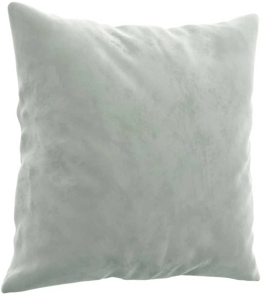 Trivietė sofa su pagalvėlėmis, šviesiai pilka, 180cm, aksomas