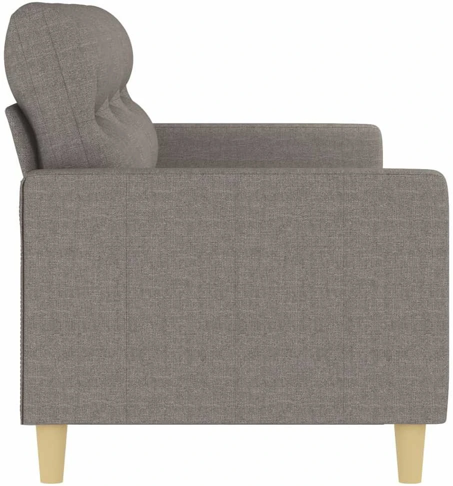 Trivietė sofa, taupe spalvos, 180cm, audinys