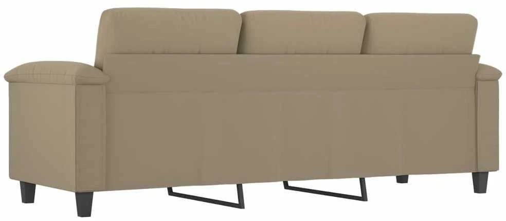 Trivietė sofa, taupe spalvos, 180cm, mikropluošto audinys