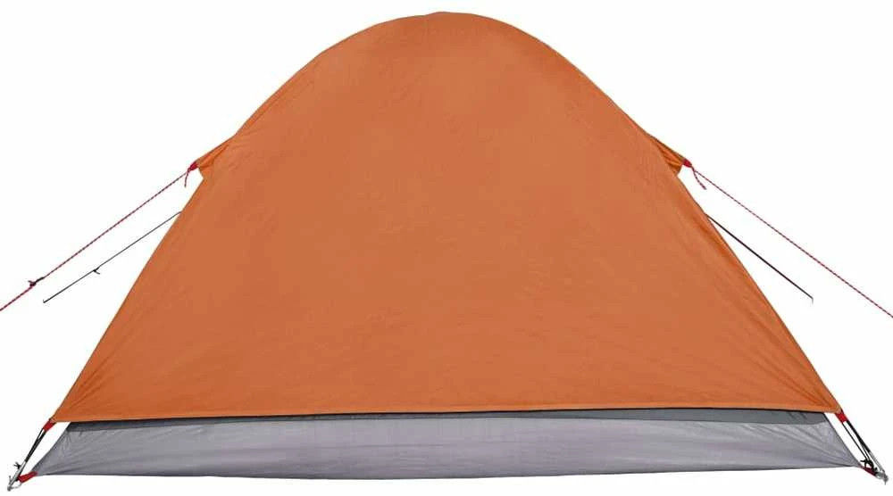 Stovyklavimo palapinė, oranžinė, trivietė, kupolinė