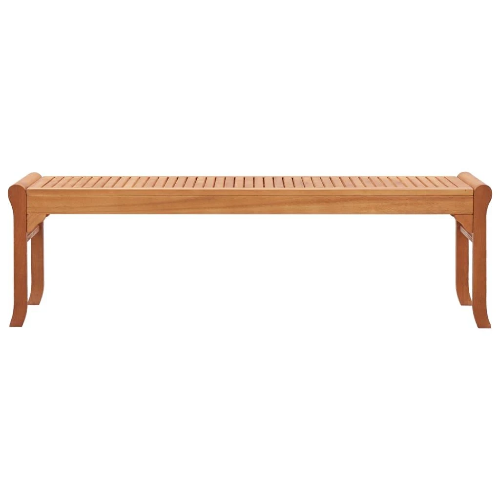 Trivietis sodo suoliukas, 150cm, eukalipto medienos masyvas