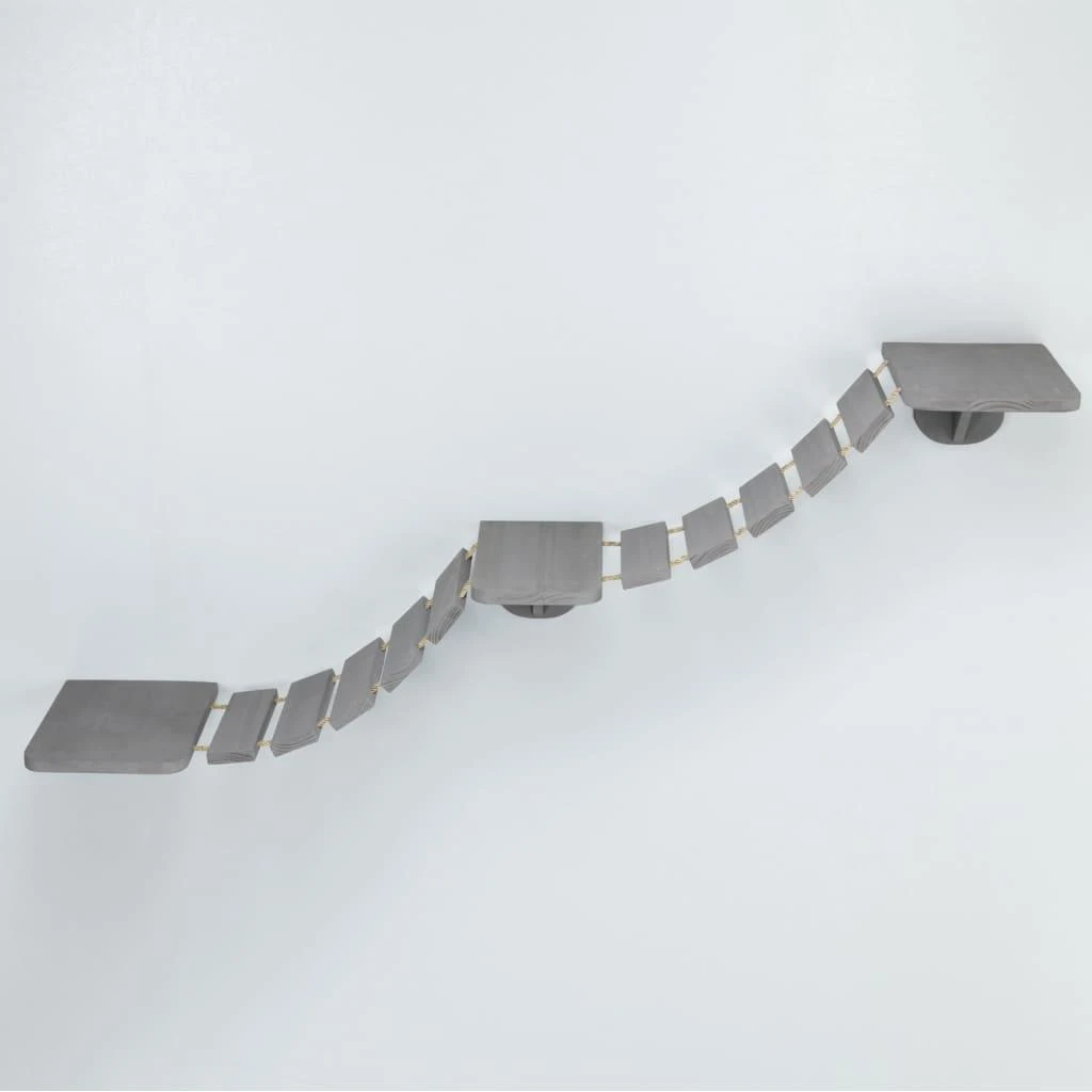 TRIXIE Prie sienos montuojamas tiltelis katėms, taupe sp., 150x30cm