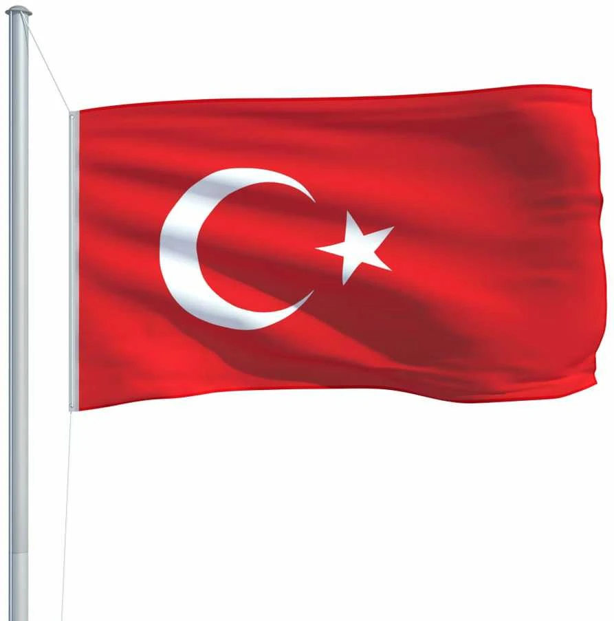 Turkijos vėliava, 90x150cm