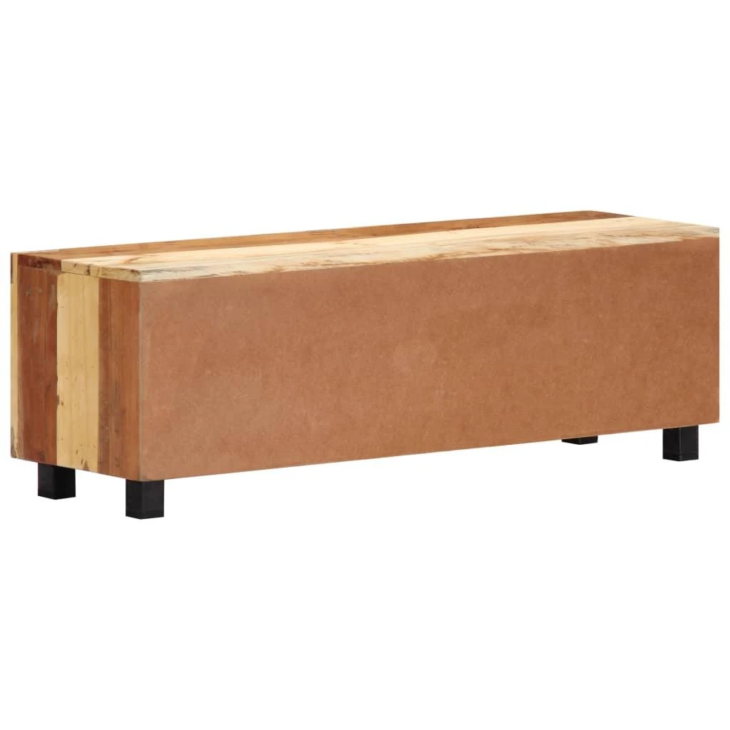 TV staliukas TV spintelė, 100x30x33cm, perdirbtos medienos masyvas