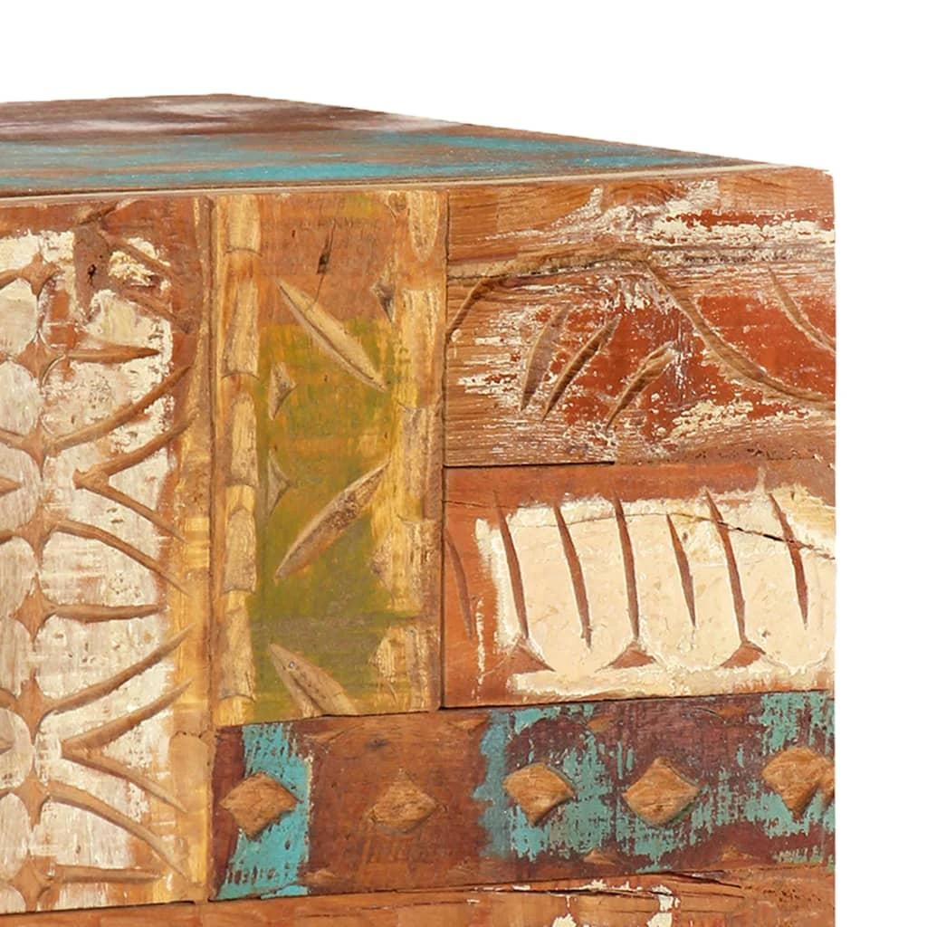 TV staliukas TV spintelė, 120x30x40cm, perdirbt. med. mas., raižyta rankomis