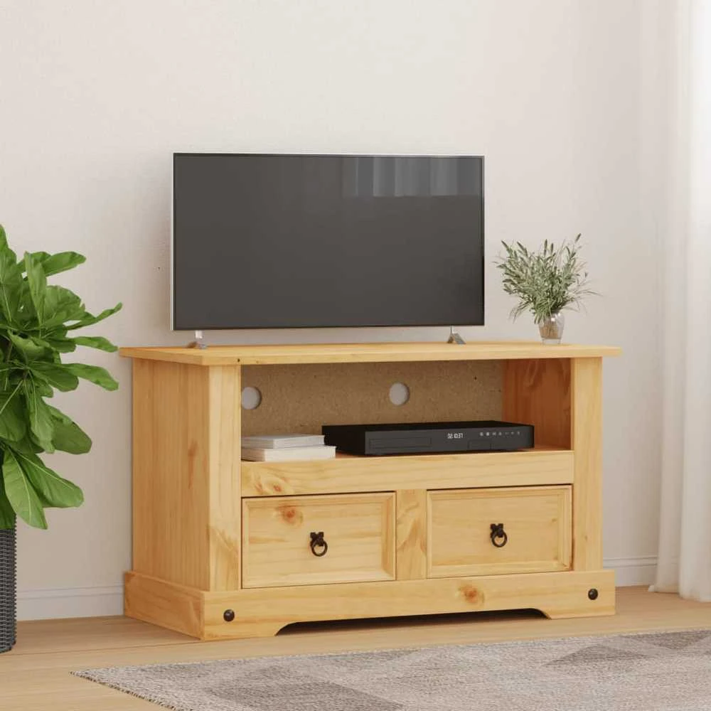 TV staliukas TV spintelė, meksikinė pušis, Corona stilius, 91x43x56 cm