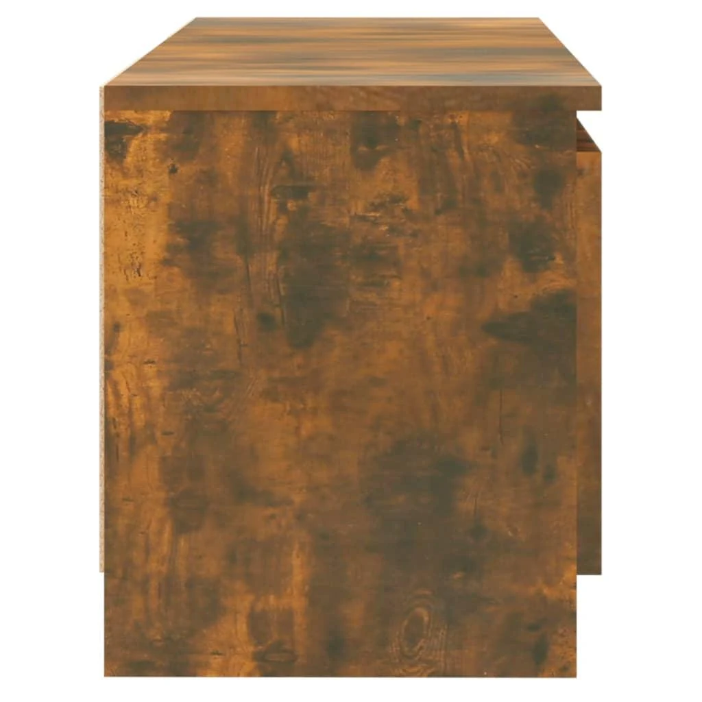 TV staliukas TV spintelė su LED apšvietimu, dūminio ąžuolo, 120x30x35,5cm