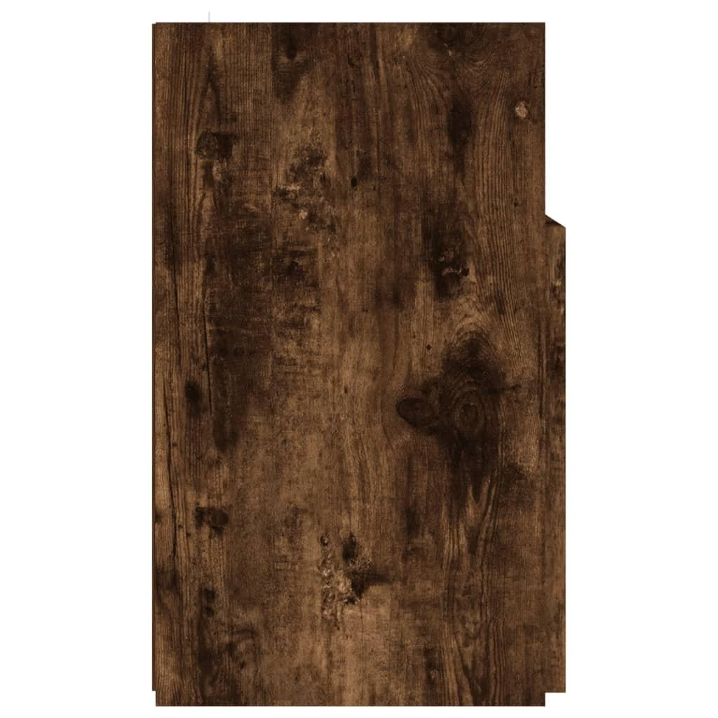 TV staliukas TV spintelė su LED apšvietimu, dūminio ąžuolo, 120x30x50cm