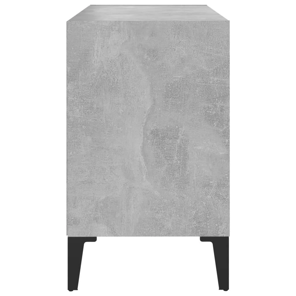 TV spintelė su metalinėmis kojelėmis, pilka, 69,5x30x50cm