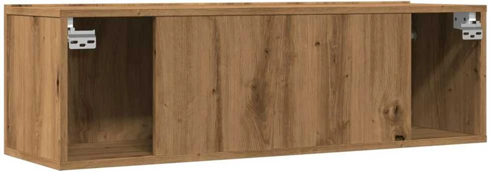 TV staliukas Sieninės TV spintelės, 2vnt., artisano ąžuolo, 100x30x30cm
