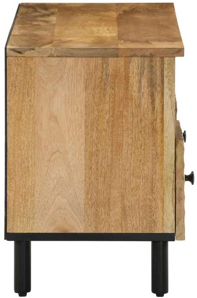 TV staliukas Televizoriaus spintelė, 100x33x46cm, mango medienos masyvas