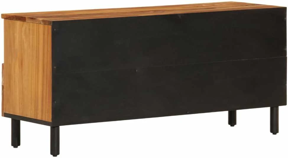 TV staliukas Televizoriaus spintelė, 100x33x46cm, akacijos medienos masyvas