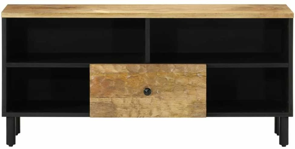 TV staliukas Televizoriaus spintelė, 100x33x46cm, mango medienos masyvas