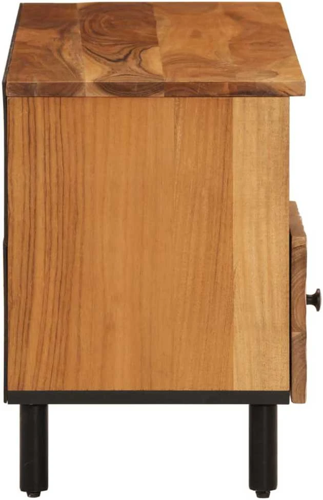 TV staliukas Televizoriaus spintelė, 100x33x46cm, akacijos medienos masyvas