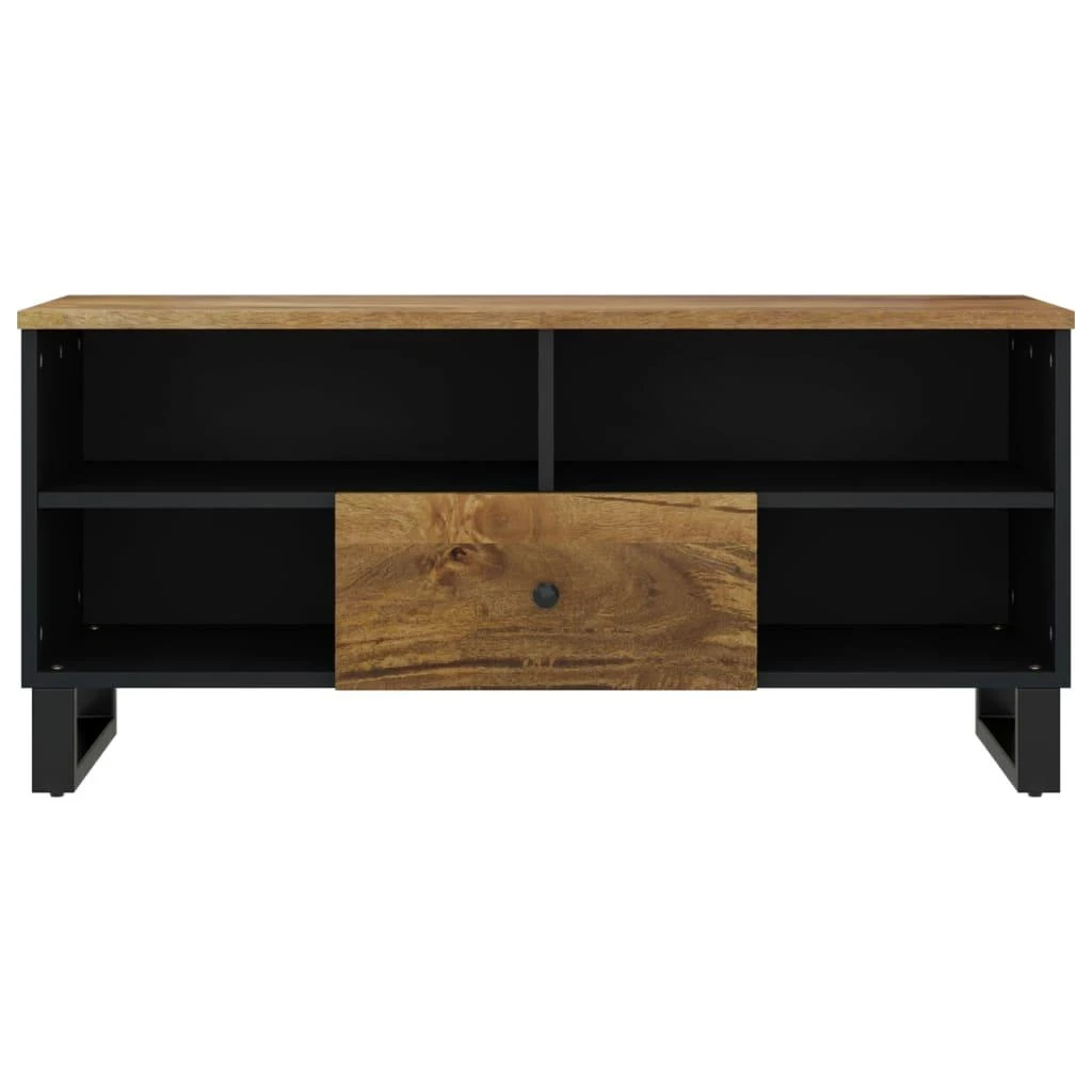 TV staliukas Televizoriaus spintelė, 100x33x46cm, mango/apdirbta mediena