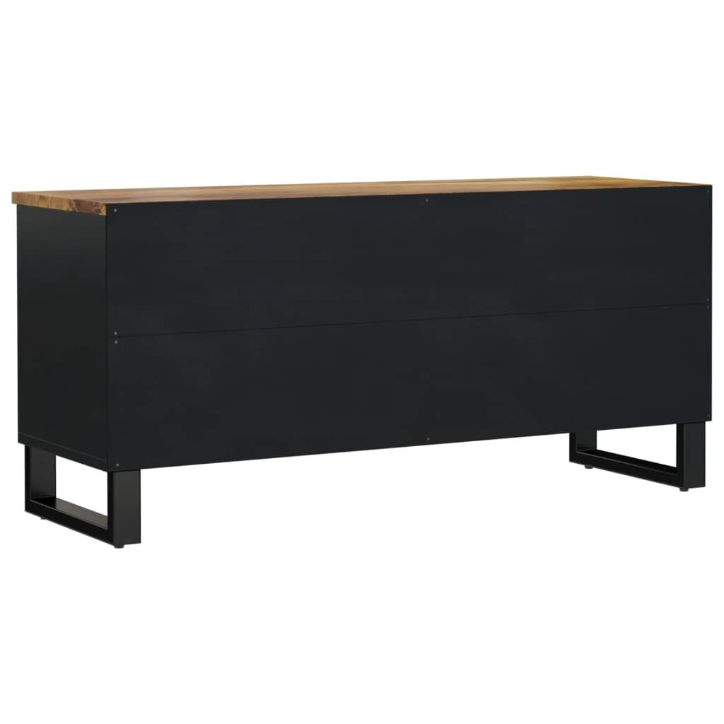 TV staliukas Televizoriaus spintelė, 100x33x46cm, mango/apdirbta mediena