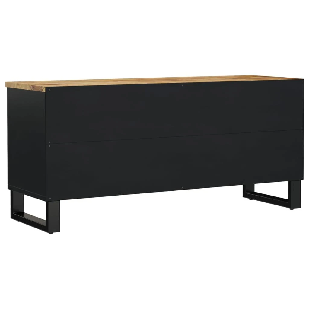 TV staliukas Televizoriaus spintelė, 100x33x46cm, mango/apdirbta mediena