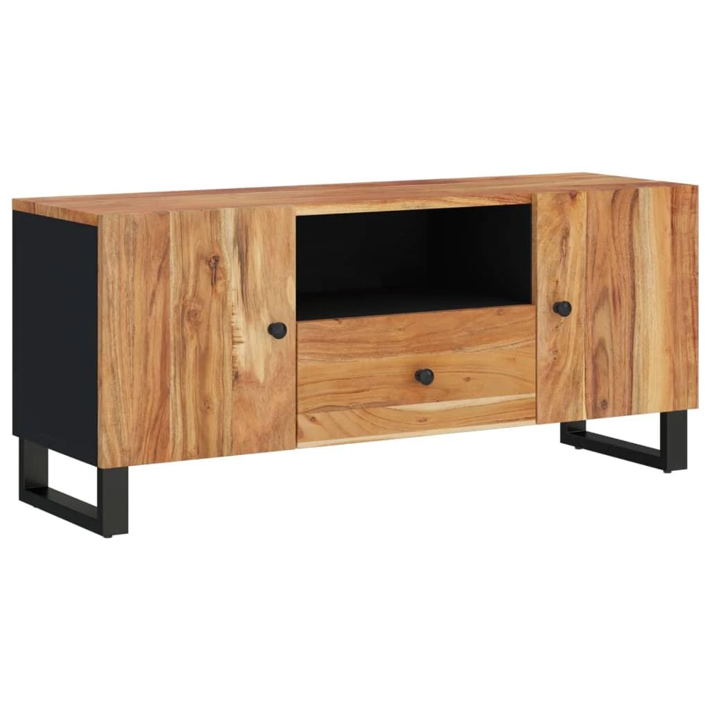 TV staliukas Televizoriaus spintelė, 105x33,5x46cm, akacija/apdirbta mediena