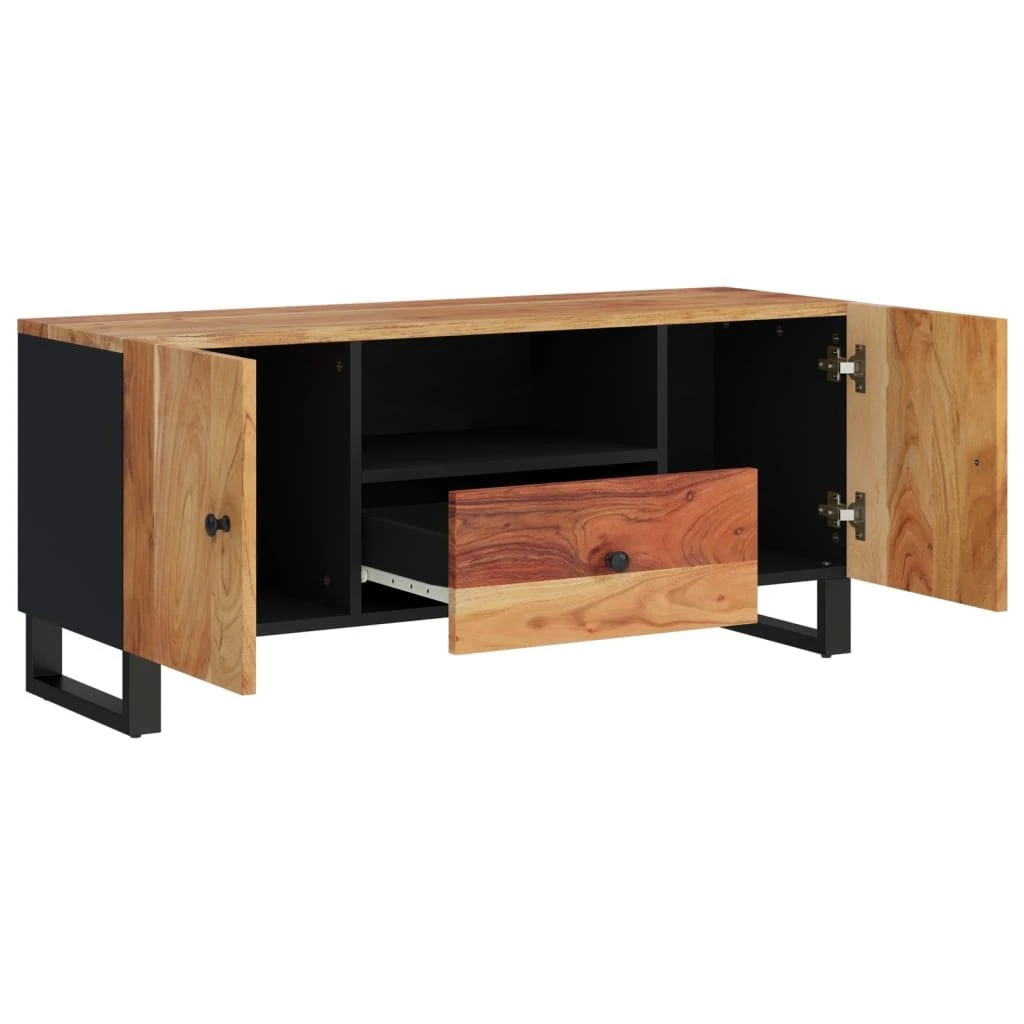 TV staliukas Televizoriaus spintelė, 105x33,5x46cm, akacija/apdirbta mediena
