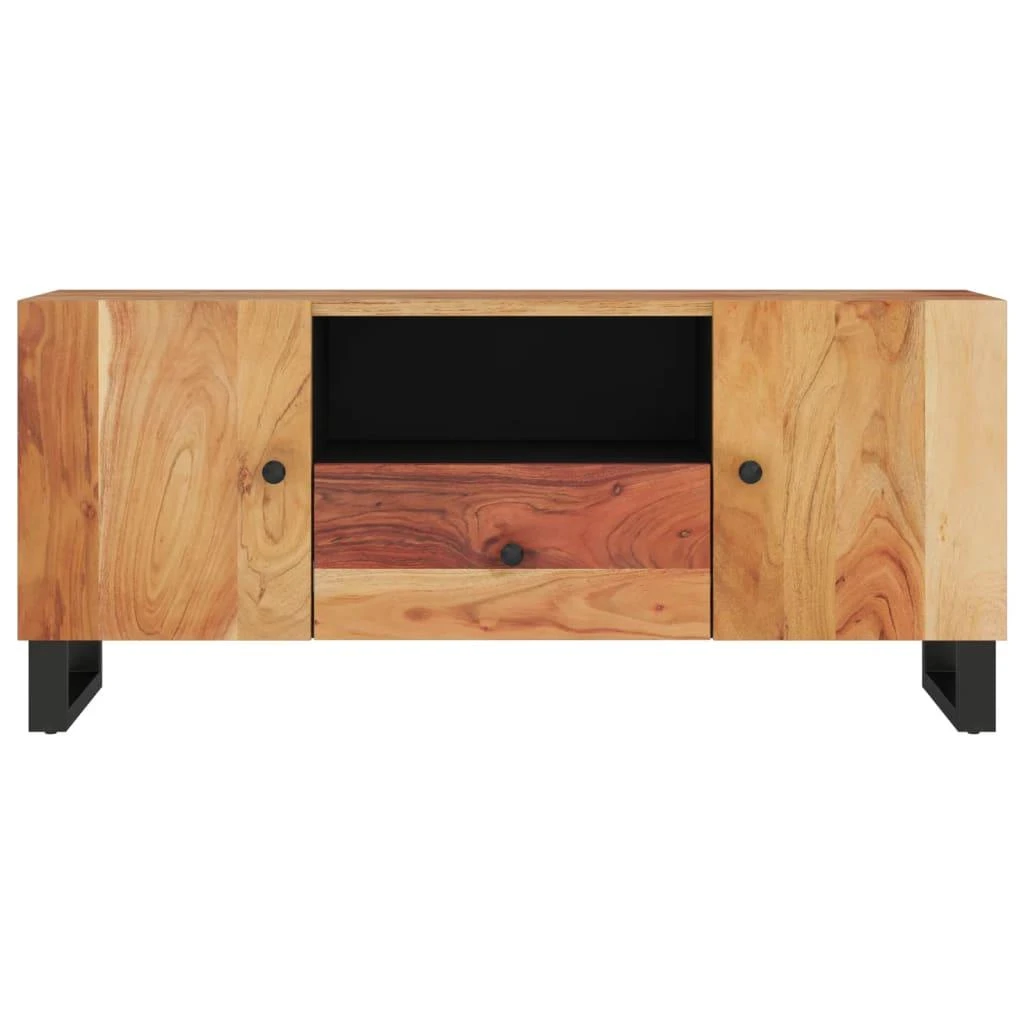 TV staliukas Televizoriaus spintelė, 105x33,5x46cm, akacija/apdirbta mediena