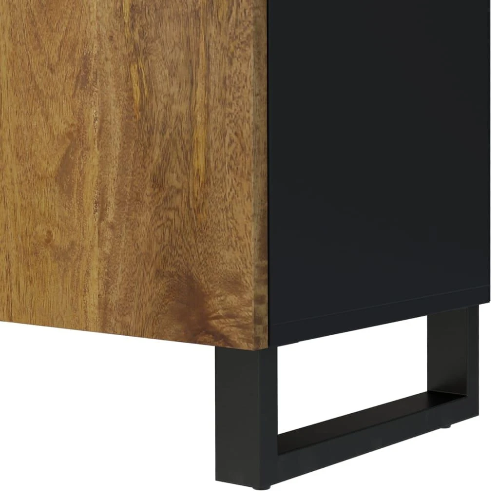 TV staliukas Televizoriaus spintelė, 105x33,5x46cm, mango/apdirbta mediena