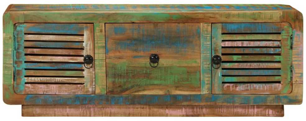 TV staliukas Televizoriaus spintelė, 110x30x40cm, perdirbta mediena