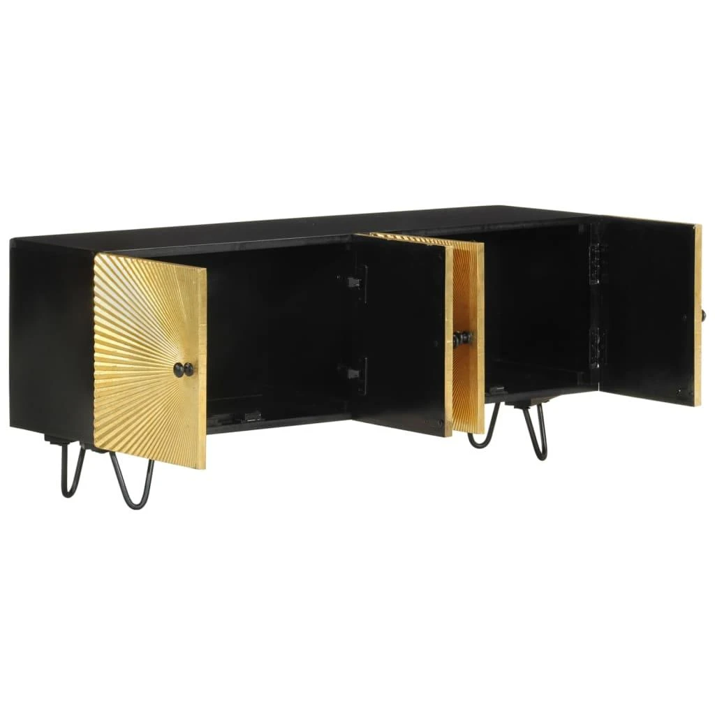 TV staliukas Televizoriaus spintelė, 110x30x45cm, mango medienos masyvas