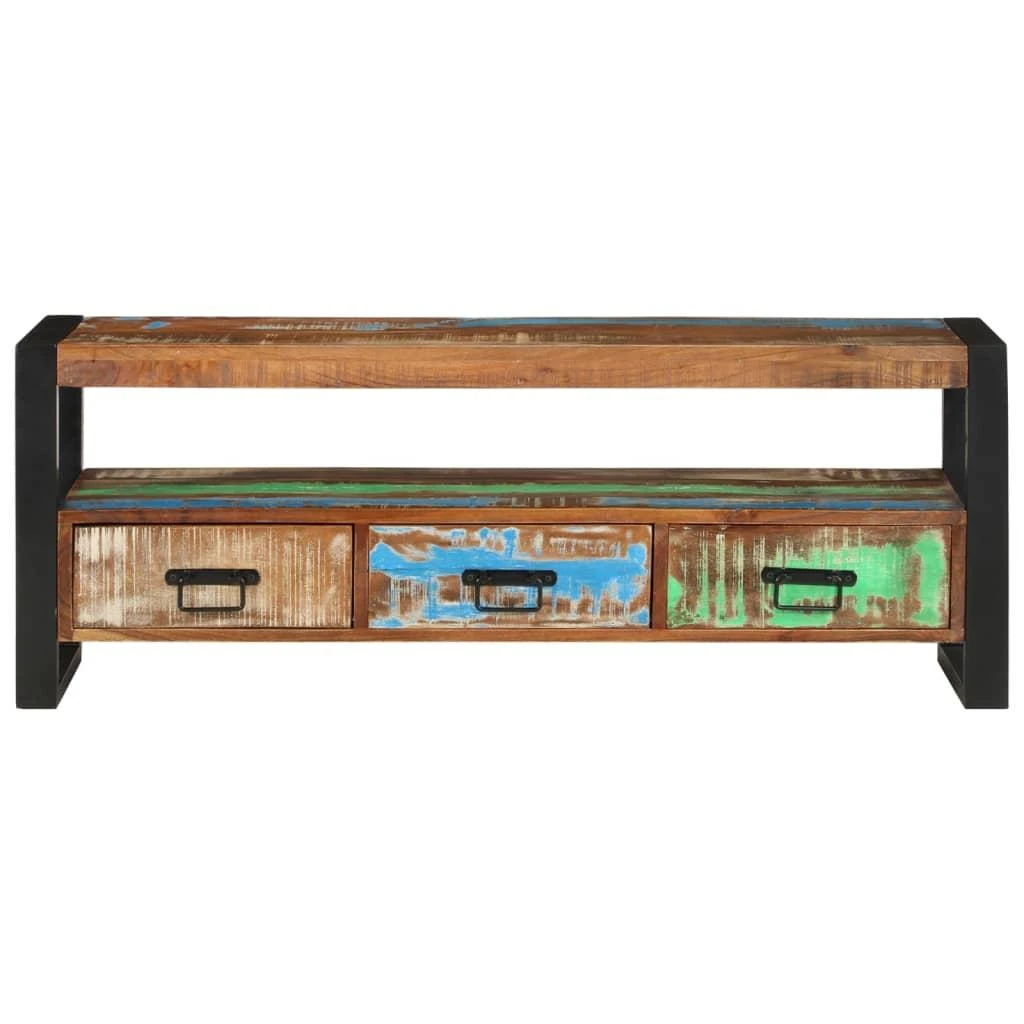 TV staliukas Televizoriaus spintelė, 120x30x45cm, perdirbta mediena