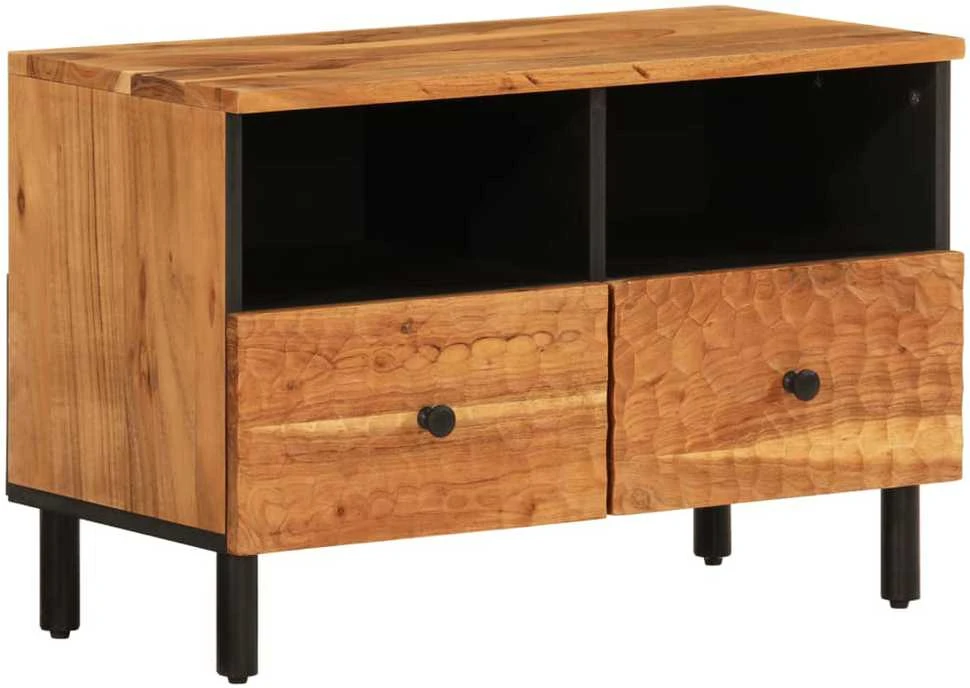 TV staliukas Televizoriaus spintelė, 70x33x46cm, akacijos medienos masyvas