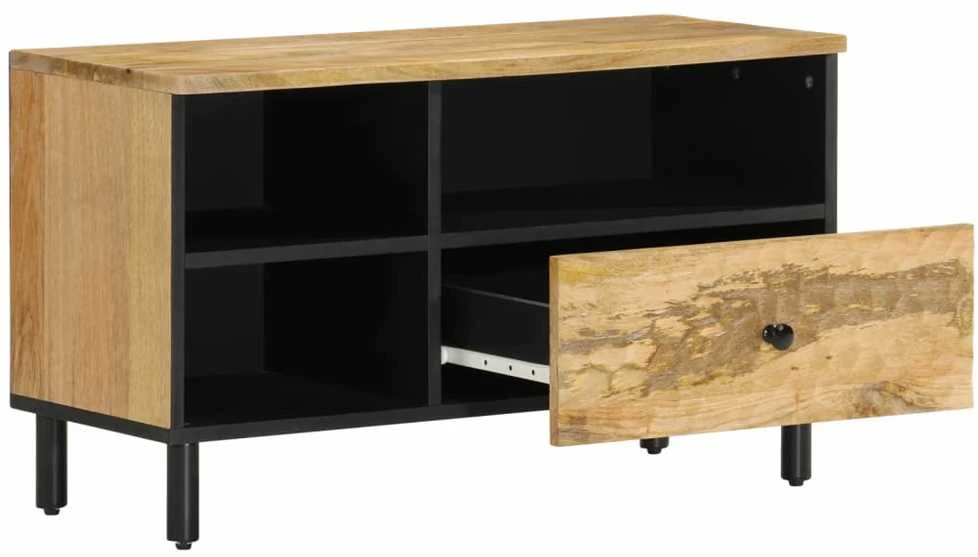 TV staliukas Televizoriaus spintelė, 80x33x46cm, mango medienos masyvas