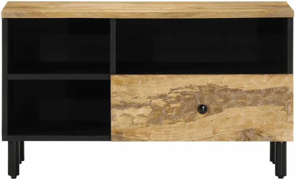 TV staliukas Televizoriaus spintelė, 80x33x46cm, mango medienos masyvas