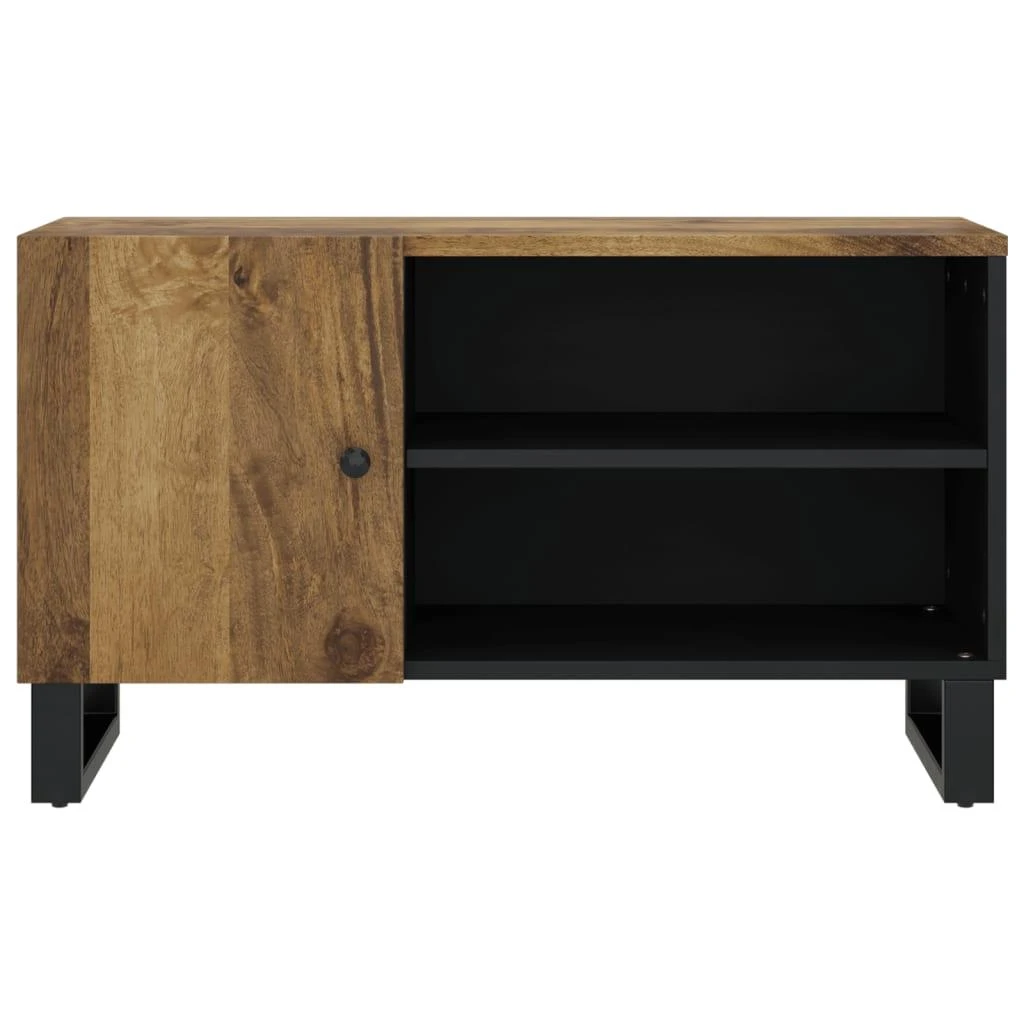 TV staliukas Televizoriaus spintelė, 80x33x46cm, mango/apdirbta mediena