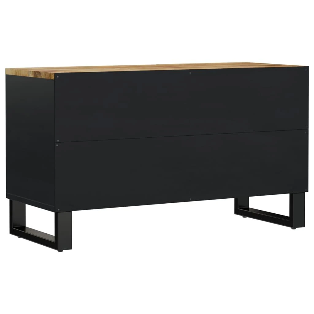 TV staliukas Televizoriaus spintelė, 80x33x46cm, mango/apdirbta mediena