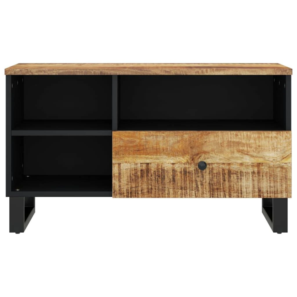 TV staliukas Televizoriaus spintelė, 80x33x46cm, mango/apdirbta mediena