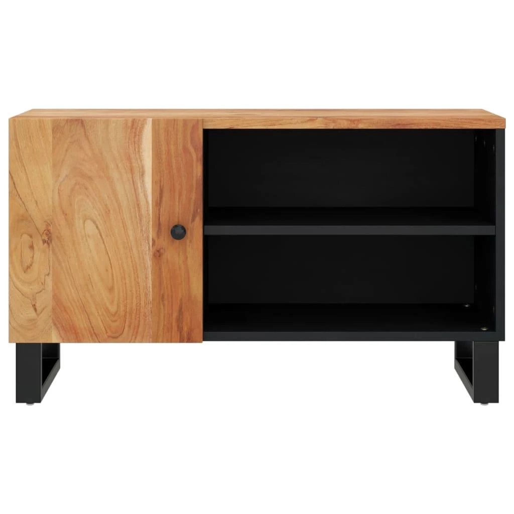 TV staliukas Televizoriaus spintelė, 80x33x46cm, akacija/apdirbta mediena