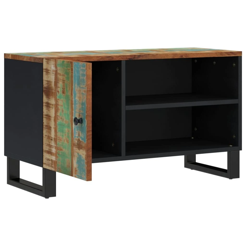 TV staliukas Televizoriaus spintelė, 80x33x46cm, perdirbta/apdirbta mediena