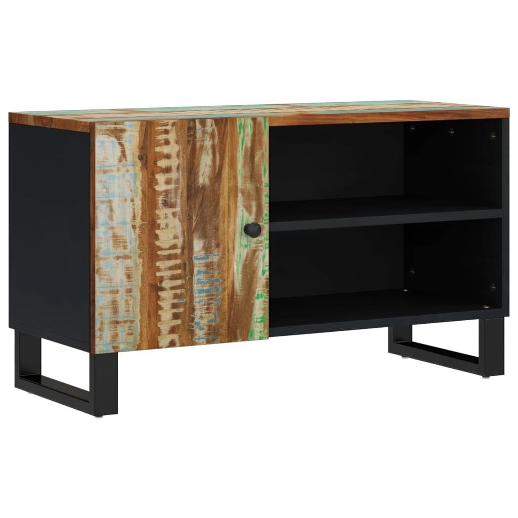TV staliukas Televizoriaus spintelė, 80x33x46cm, perdirbta/apdirbta mediena