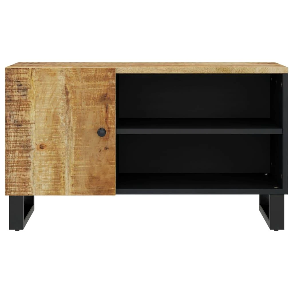 TV staliukas Televizoriaus spintelė, 80x33x46cm, mango/apdirbta mediena