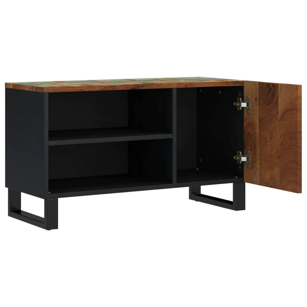 TV staliukas Televizoriaus spintelė, 80x33x46cm, perdirbta/apdirbta mediena