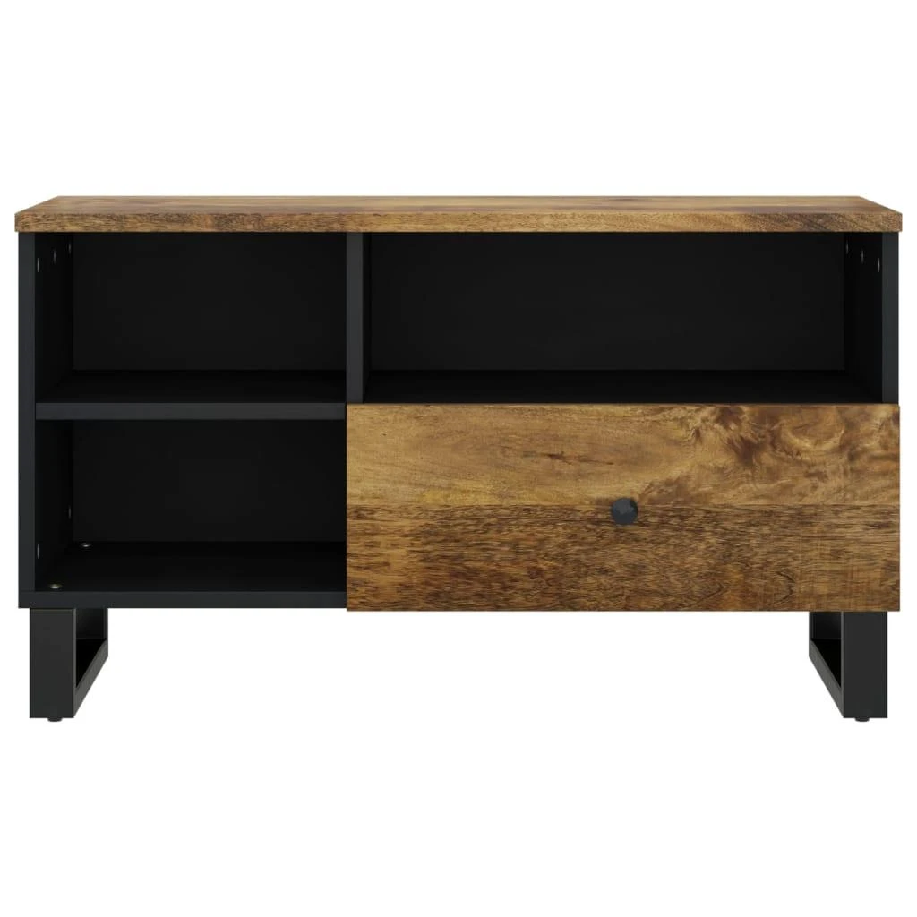 TV staliukas Televizoriaus spintelė, 80x33x46cm, mango/apdirbta mediena