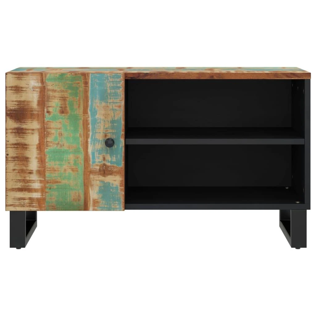 TV staliukas Televizoriaus spintelė, 80x33x46cm, perdirbta/apdirbta mediena