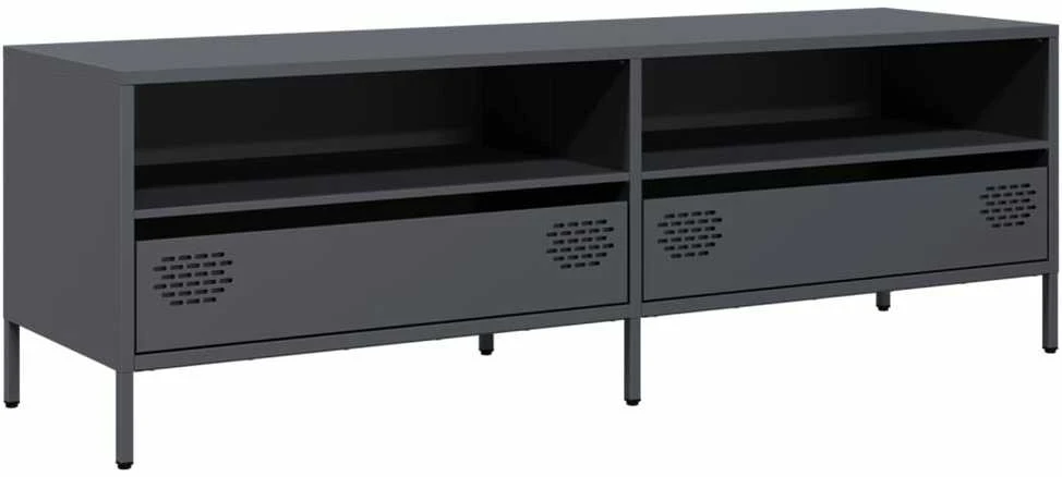 TV staliukas Televizoriaus spintelė, antracito, 135x39x43,5cm, plienas
