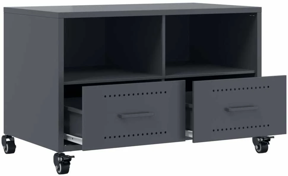 TV staliukas Televizoriaus spintelė, antracito, 68x39x43,5cm, plienas